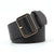 Ceinture Noire Cuir Vintage Femme