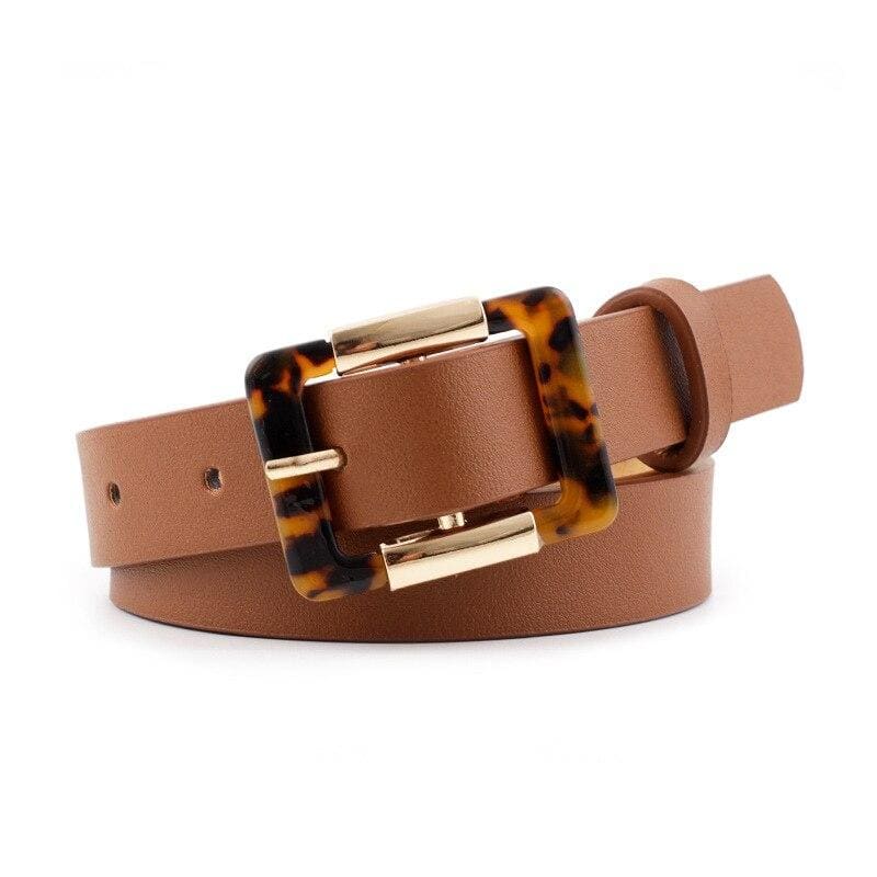 Ceinture Chic Vintage Marron