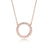 Collier Rose Vintage