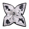 Foulard Carré Blanc Vintage