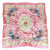 Foulard Carré Rétro Rose