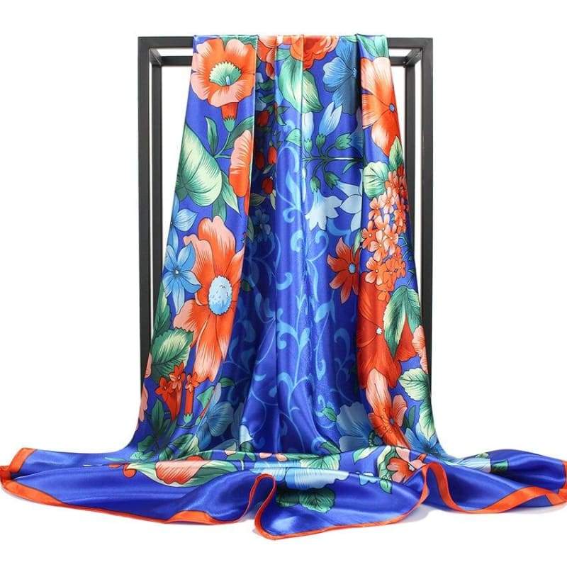 Foulard Fleurs Vintage