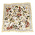 Foulard Beige Floral Vintage