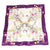 Foulard Floral Violet Vintage