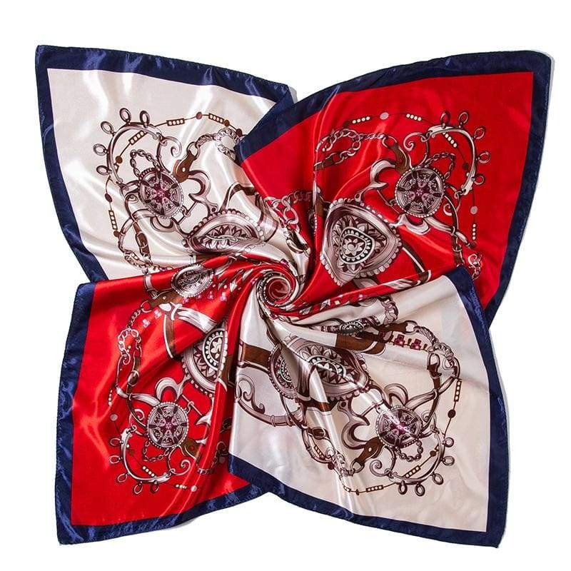 Foulard Rouge Vintage