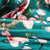 Foulard Vert à Fleurs Style Vintage