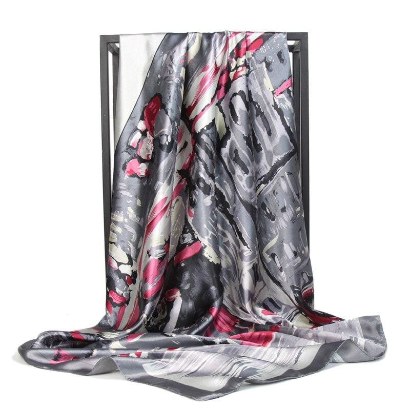 Foulard Vintage Gris