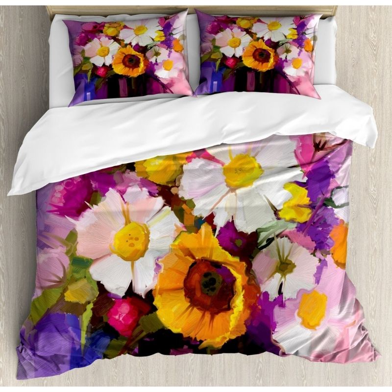 Housse de Couette Fleurs Vintage