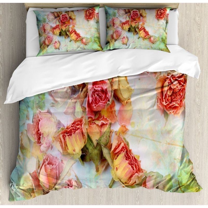 Housse de Couette Fleurs Vintage