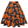 Jupe Vintage Citrouille Halloween