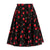 Jupe Vintage Noir Cerises