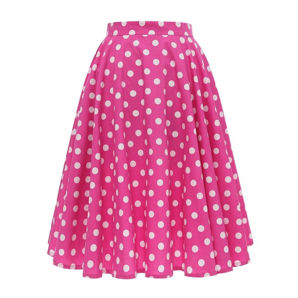 Jupe Vintage Polka Dots Rose