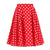 Jupe Vintage Rouge Polka Dots