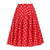 Jupe Vintage Rouge Polka Dots