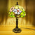 Lampe Abat-Jour Verre Vintage