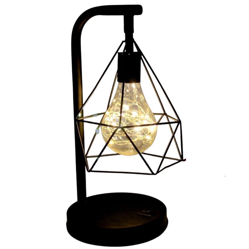 Lampe de Bureau Vintage Style Diamant