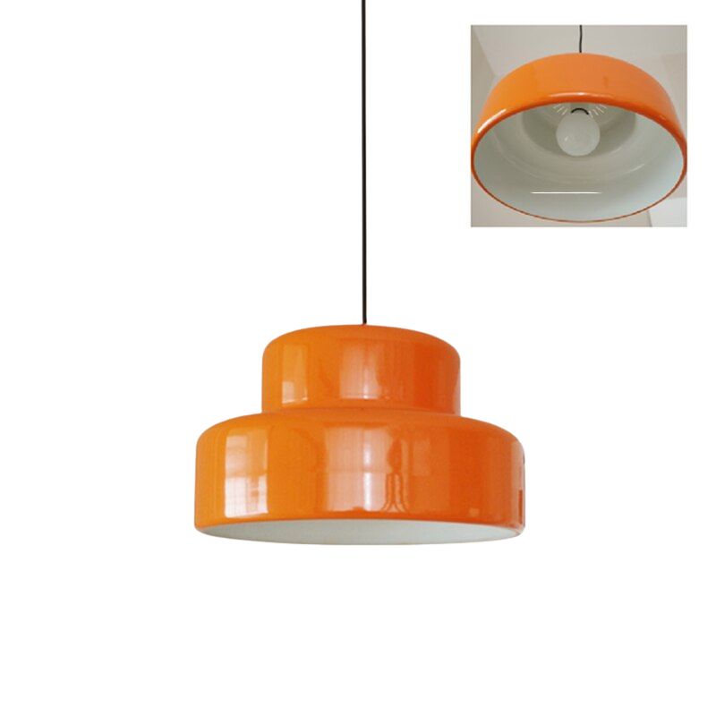 Lampe Orange Vintage