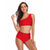 Maillot De Bain Vintage Rouge Love