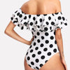 Maillot De Bain Vintage À Pois