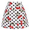 Mini Jupe Vintage Polka Dots Cerises