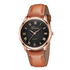 Montre avec Cadran rond Vintage Pour homme