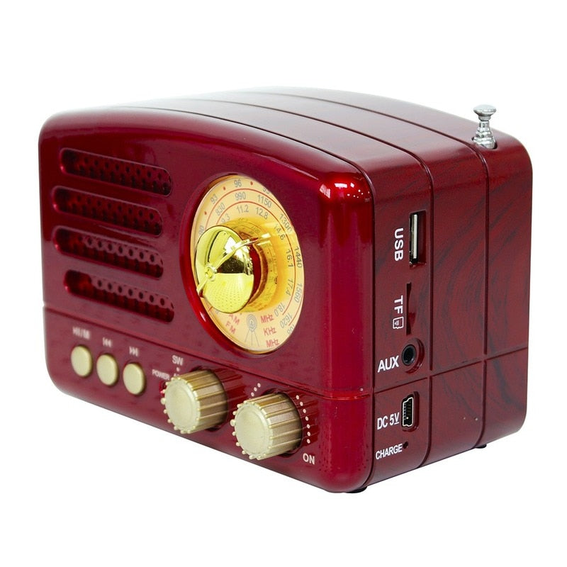 Poste Radio Vintage Rouge