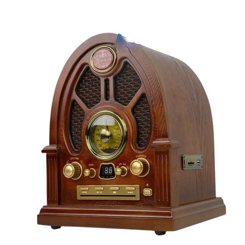 Radio Rétro Artistique Vintage avec Lecteur CD