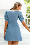 Robe Blouse Vintage bleu