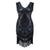 Robe Gatsby Courte Noire