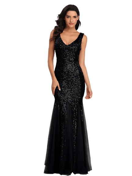 Robe Gatsby Mariage Noir Intense