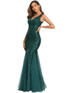 Robe Gatsby Mariage Vert Émeraude