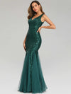 Robe Gatsby Mariage Vert Émeraude