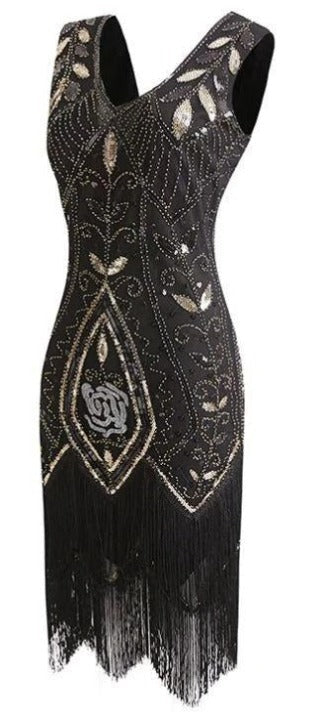 Robe Gatsby Plume Noire