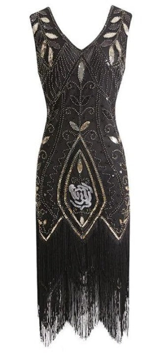 Robe Gatsby Plume Noire