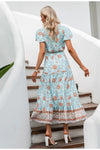 Robe Longue Vintage Bohème fleurs