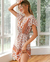 Robe Vintage Hippie Chic manche courte 