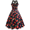 Robe Vintage Pin-Up Fraises