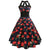 Robe Vintage Pin-Up Fraises