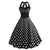 Robe Vintage Pin-Up Noire Pois