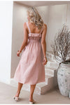 Robe Vintage Vieux Rose dos nu