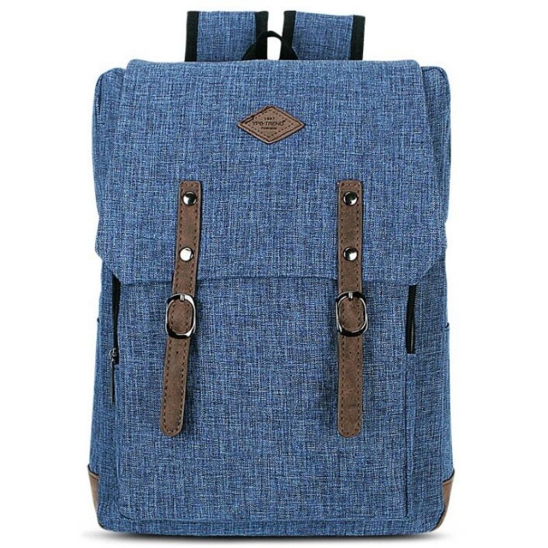 Sac à Dos Homme Vintage Bleu