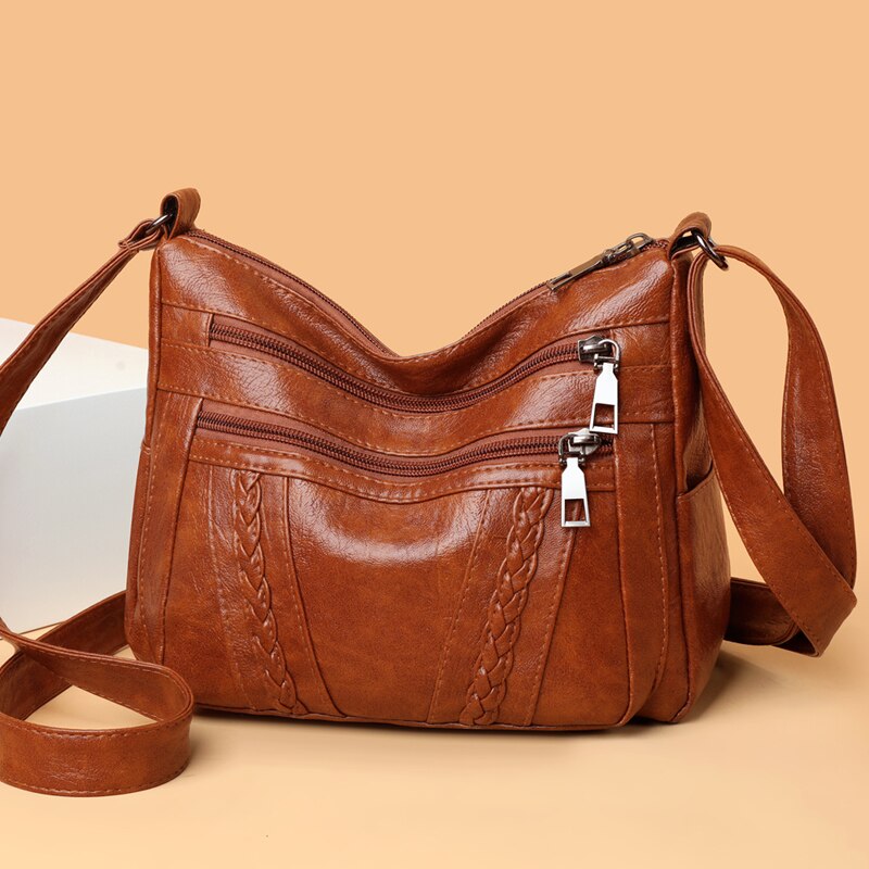 Sac Cuir Souple Vintage Femme