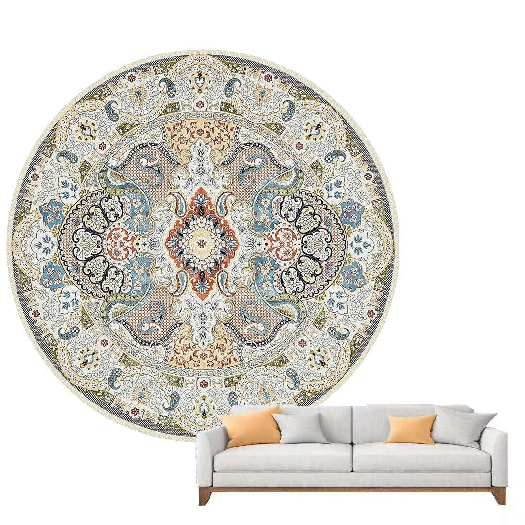 Tapis vintage rond