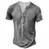 T-shirt Body Homme Col à boutons