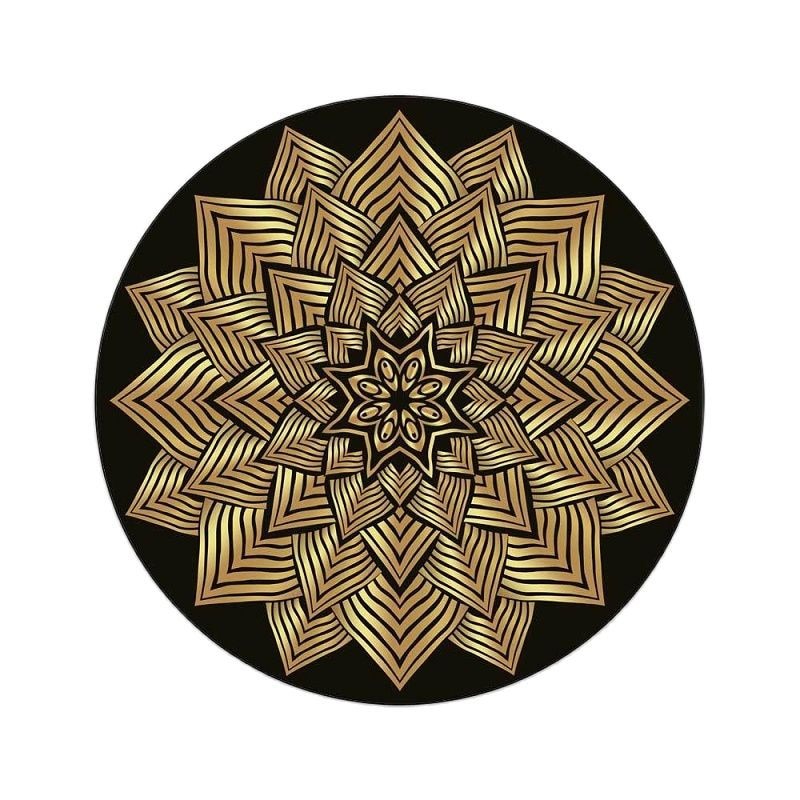 Tapis Rond Vintage Mandala